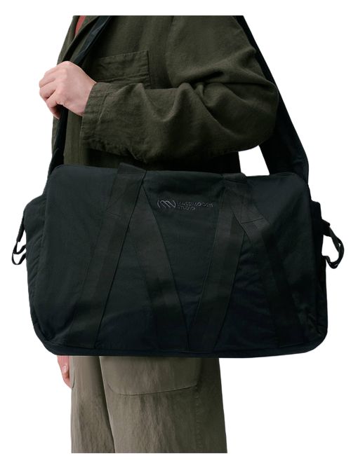 Twill BagBorsa in nylon twill tinta in capo Massimo Osti Studio | 21MMAC124A-110305G999 BLACK